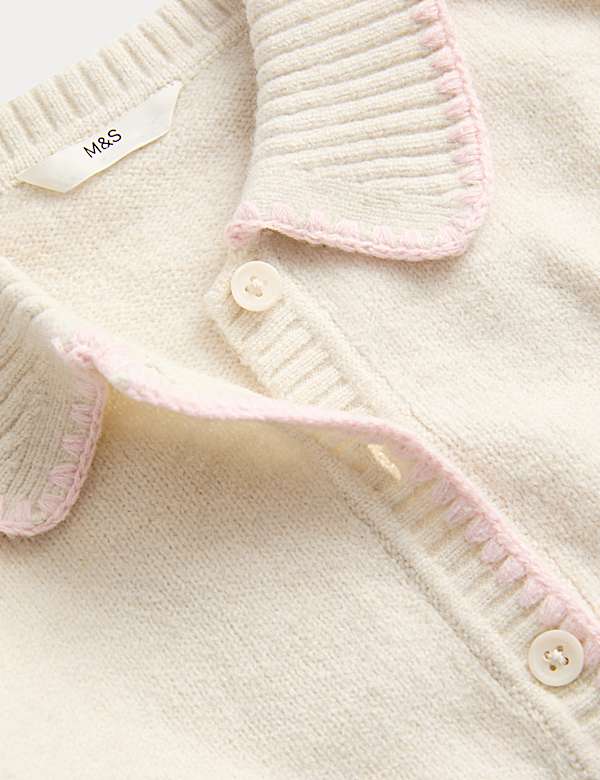 Blanket Stitch Cardigan (2-8 Yrs) - CZ