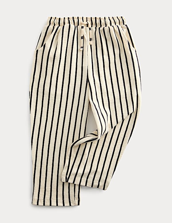 Pure Cotton Striped Trousers (2-10 Yrs)