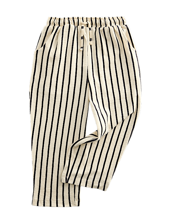 Pure Cotton Striped Trousers (2-10 Yrs)