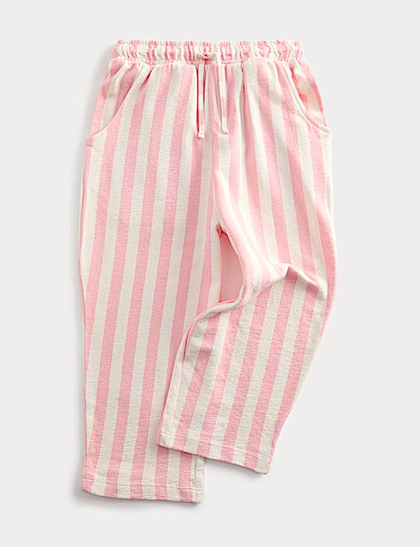 Pure Cotton Striped Trousers (2-10 Yrs) - US