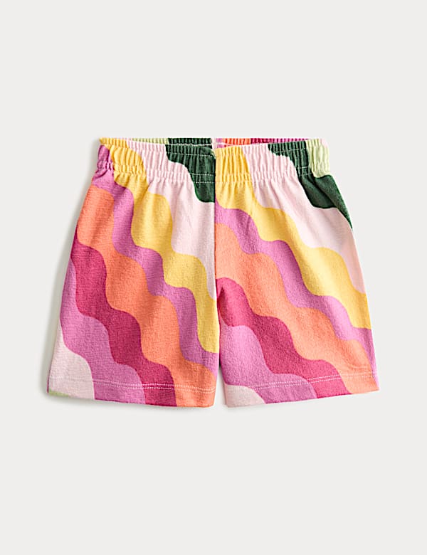 Puur katoenen korte broek met streepmotief (2-8 jaar) - NL