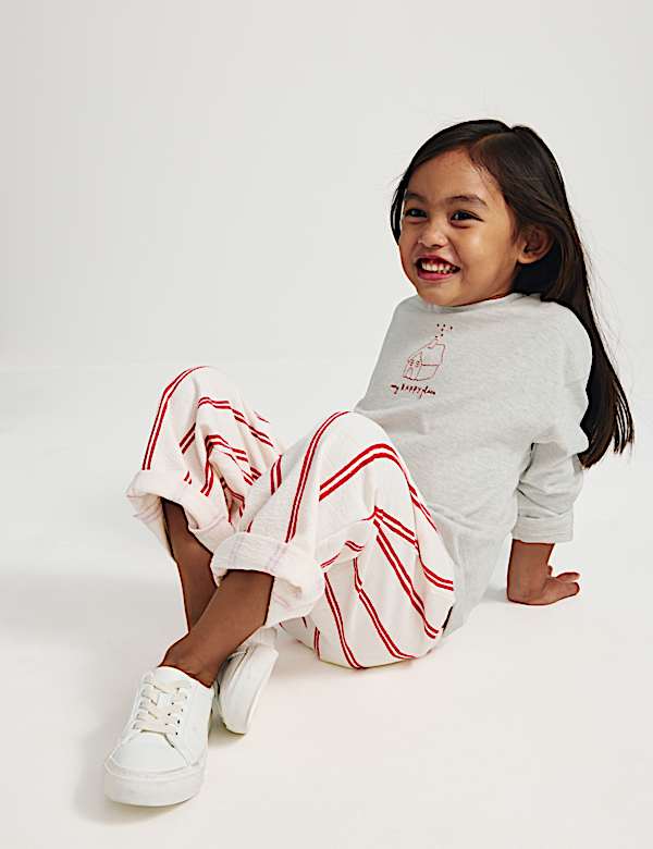 Pure Cotton Embroidered Top (2-8 Yrs) - AU