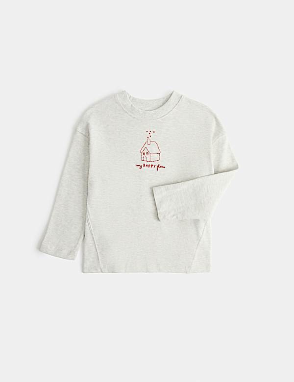 Pure Cotton Embroidered Top (2-8 Yrs) - AU