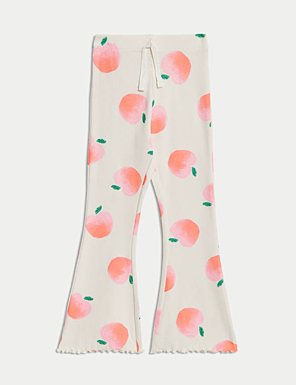 Cotton Rich Peach Kickflare Leggings (2-8 Yrs) - LU
