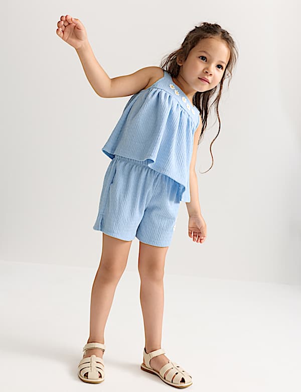 2 Piece Jersey Textured Outfit (2-8 Yrs) - NZ