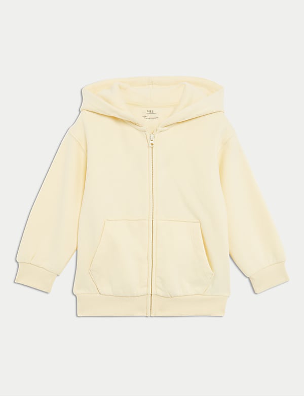 Sweat en coton jersey à capuche et fermeture zippée (du 2&nbsp;au 8&nbsp;ans) - CA