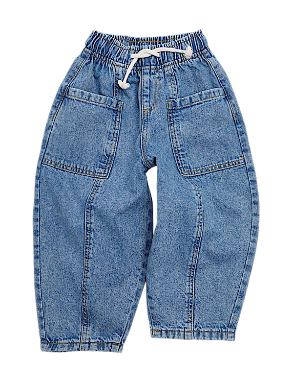 Denim Balloon Jeans (2-8 Yrs)