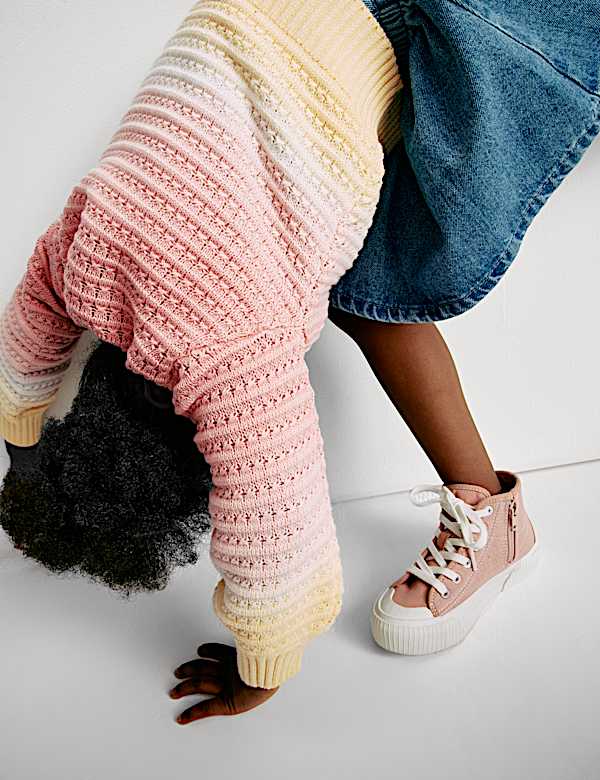 Πλεκτή ζακέτα ομπρέ από 100% βαμβάκι (2-8 ετών) - GR