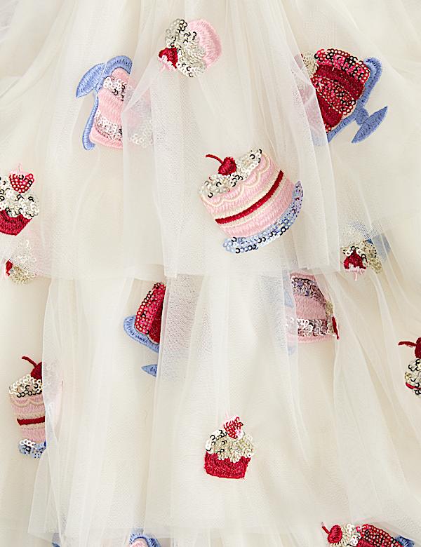 Sequin Jelly Mesh Dress (2-10 Yrs)