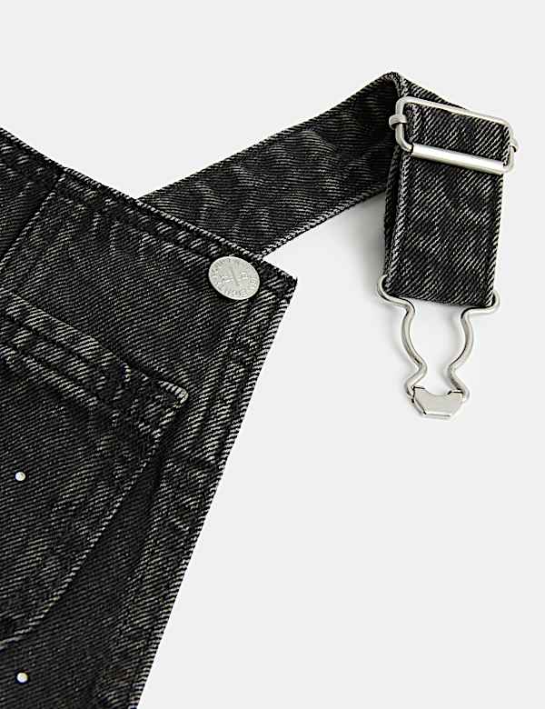 Denim Sequin Dungarees