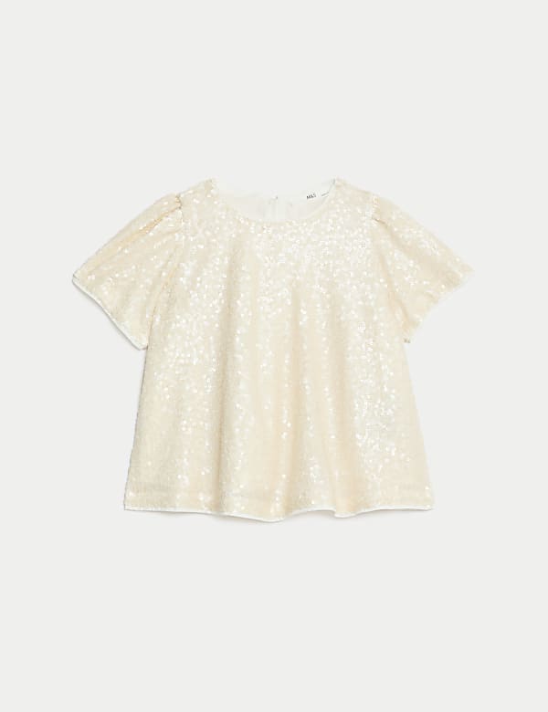 Τοπ με παγιέτες και με υψηλή περιεκτικότητα σε βαμβάκι (2-8 ετών) - GR