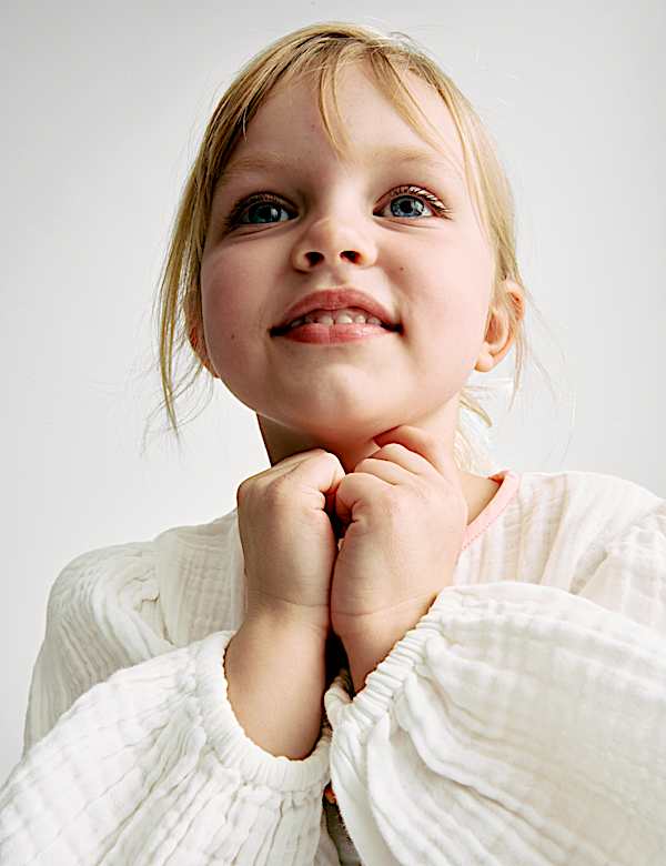 Pure Cotton Bow Top (2-16 Yrs)