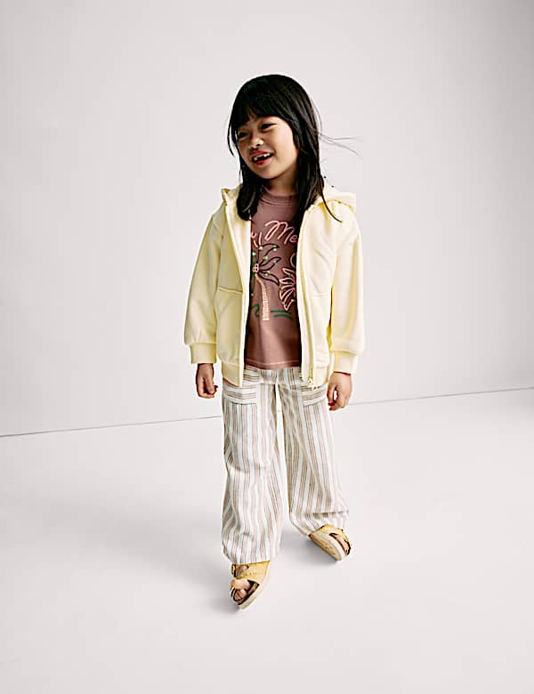 Pure Cotton Embroidered Palm Tree T-Shirt (2-16 Yrs) - CN