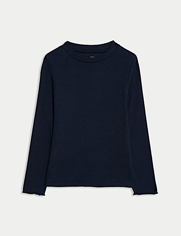Cotton Rich Ribbed Top (2-8 Yrs) - CN