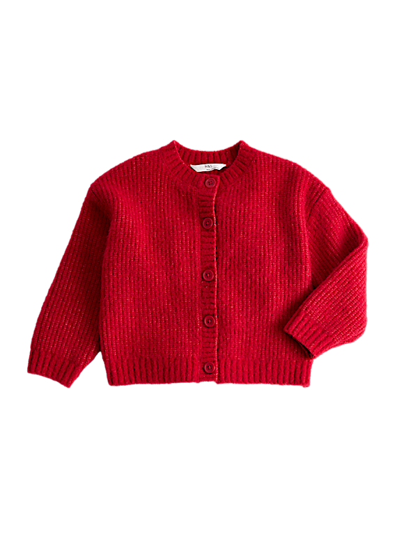 Knitted Cardigan with Wool (2-8 Years)