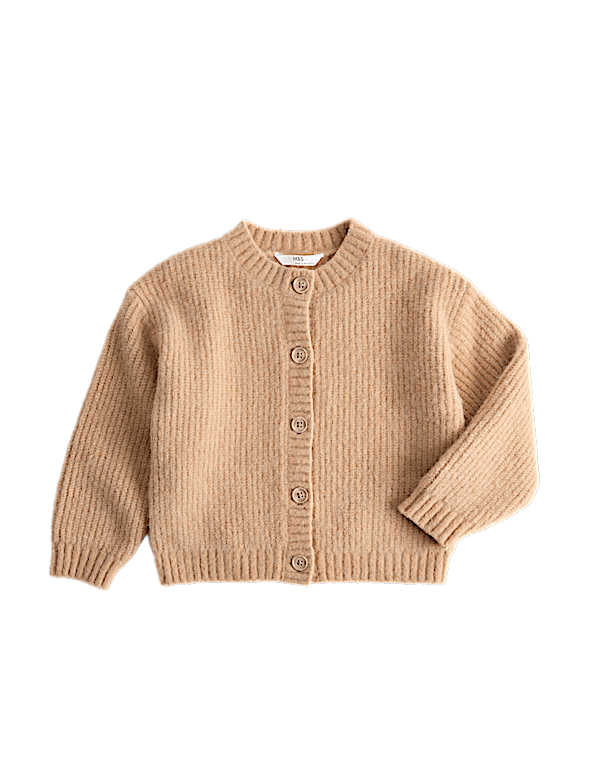 Knitted Cardigan with Wool (2-8 Years)