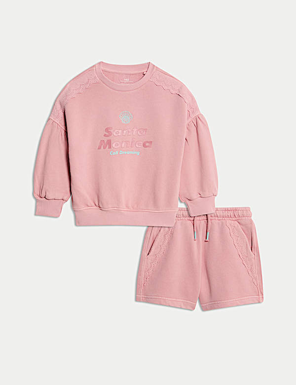 2pc Pure Cotton Beach Days Outfit (2-8 Yrs) - AT