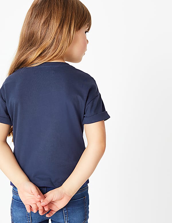 Reversible Sequin Zebra T-Shirt (2-7 Years)