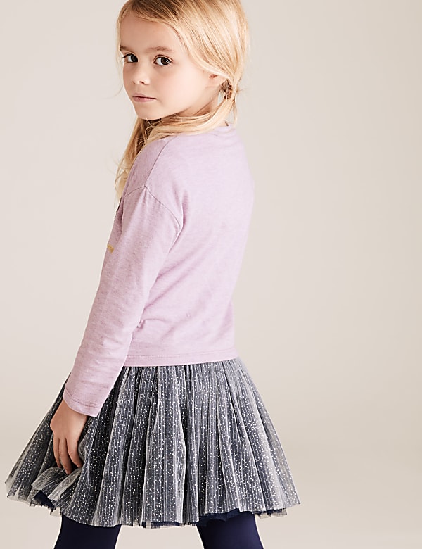 Pure Cotton Reversible Sequin Rocket Top (2-7 Yrs)