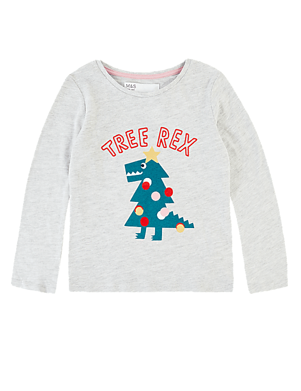 Tree Rex Slogan Top (3 Months - 7 Years)