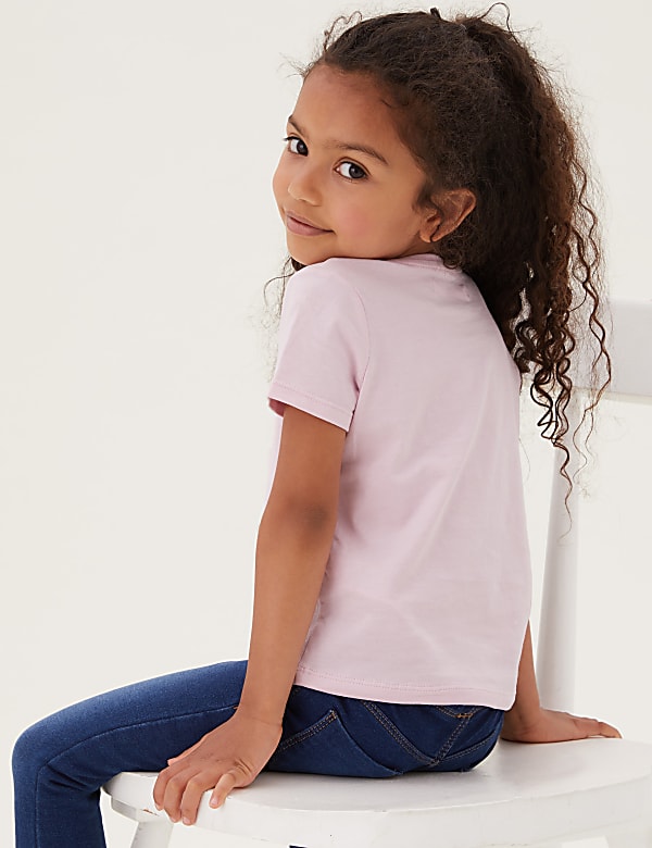 Cotton Unicorn Hero Print T-Shirt