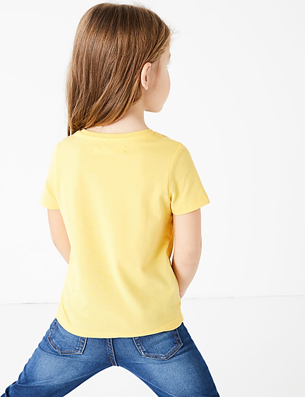 Cotton Rhino & Unicorn Print T-Shirt (2-7 Years)