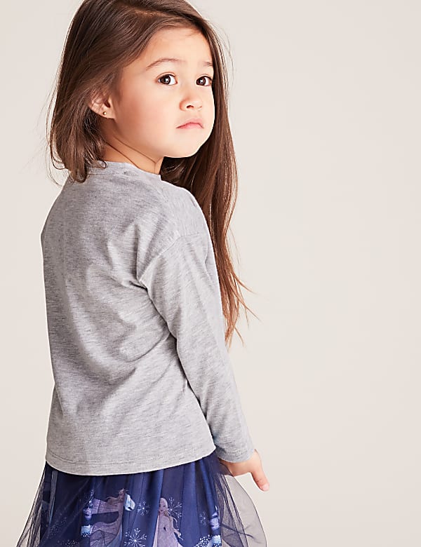 Cotton Disney&trade; Frozen&trade; Sequin Top (2-10 Yrs)