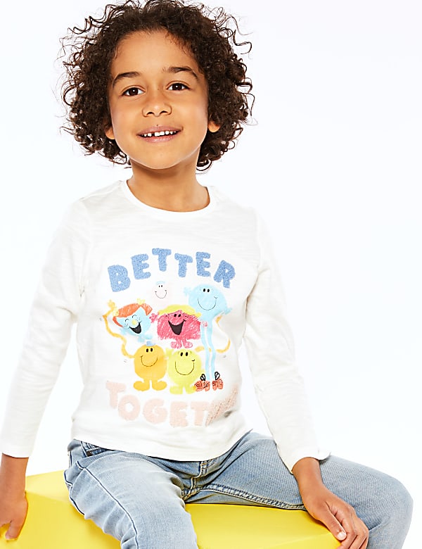 Pure Cotton Mr Men™ & Little Miss™ Top (2-7 Yrs)
