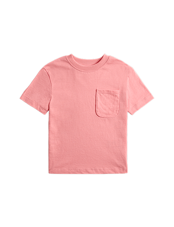 Pure Cotton Pocket T-Shirt (2-8 Yrs)