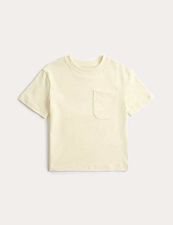 Pure Cotton Pocket T-Shirt (2-8 Yrs)