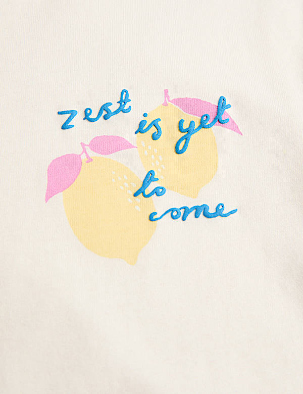 Pure Cotton Lemon T-Shirt (2-8 Yrs)