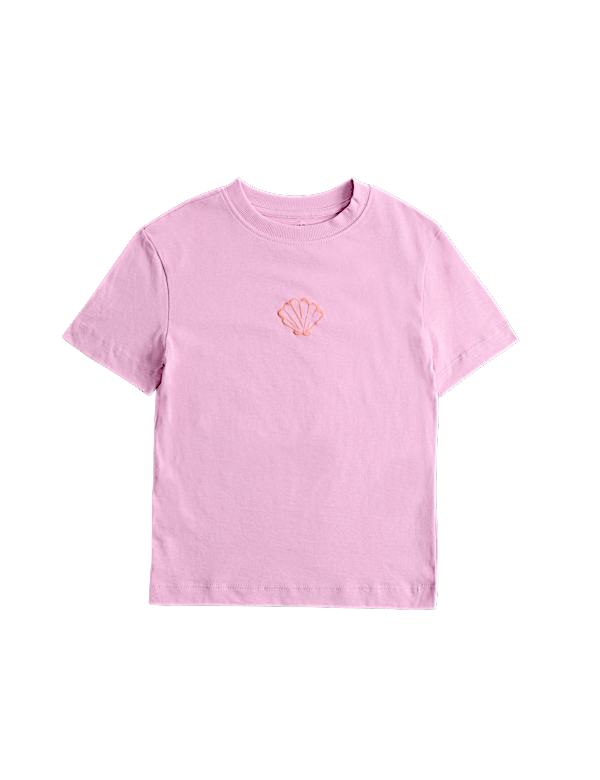 Pure Cotton Shell T-Shirt (2-8 Yrs)