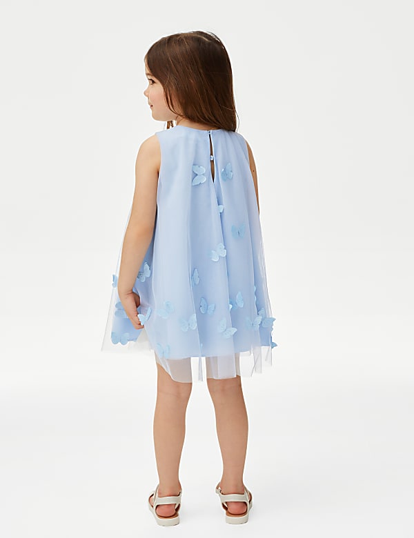 Butterfly Applique Dress (2-7 Yrs)