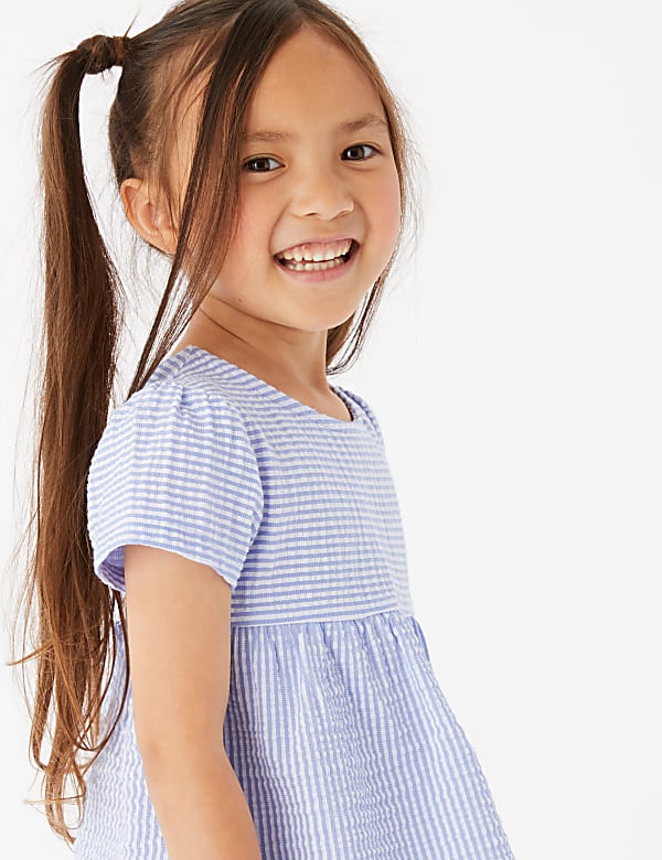 Cotton Rich Striped Top (2-7 Yrs)