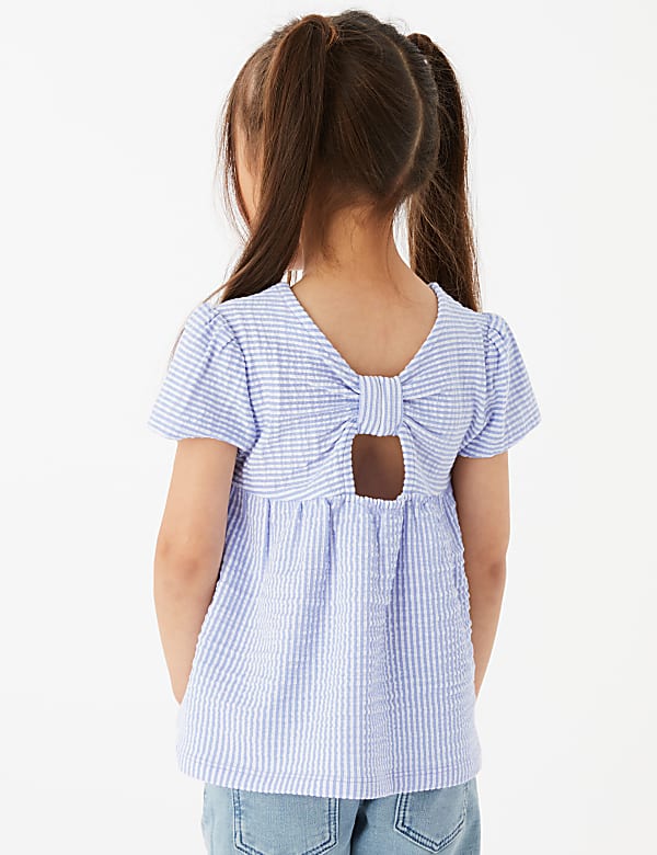 Cotton Rich Striped Top (2-7 Yrs)