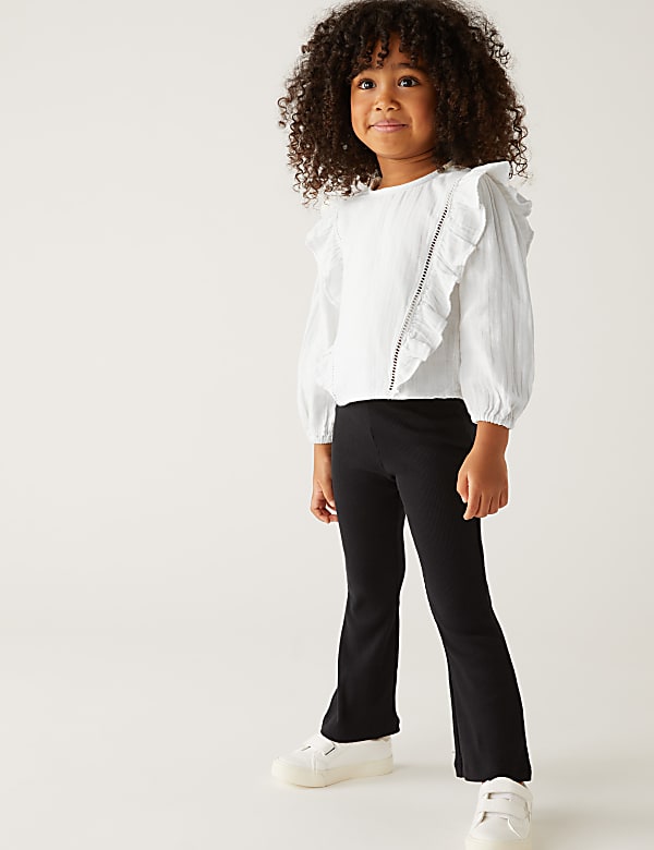 Pure Cotton Frill Blouse