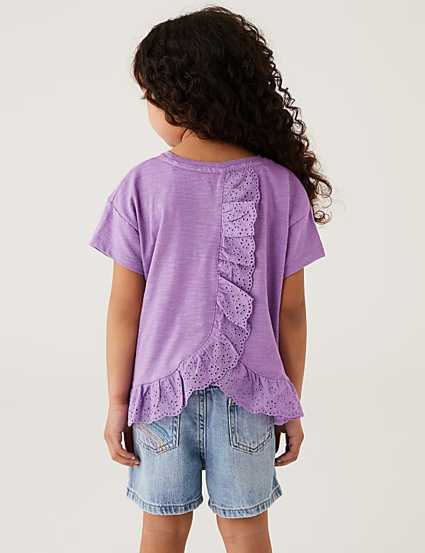 Pure Cotton Frill Top