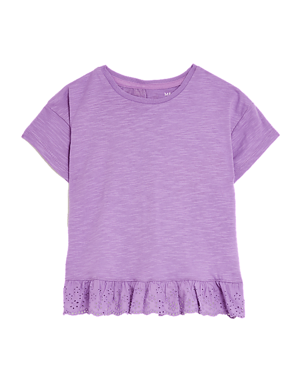 Pure Cotton Frill Top