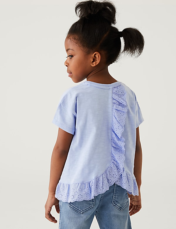 Pure Cotton Frill Top