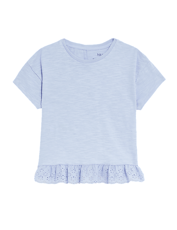 Pure Cotton Frill Top