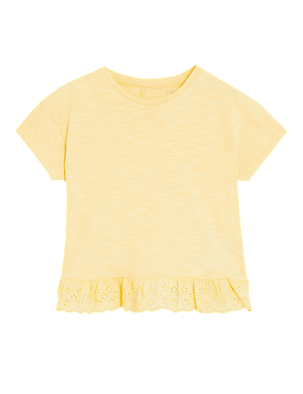 Pure Cotton Frill Top