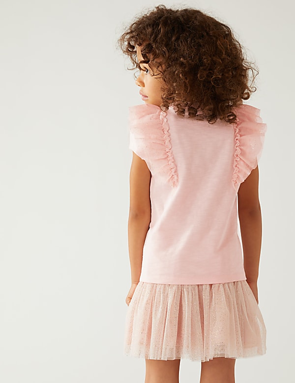 Pure Cotton Glitter T-Shirt