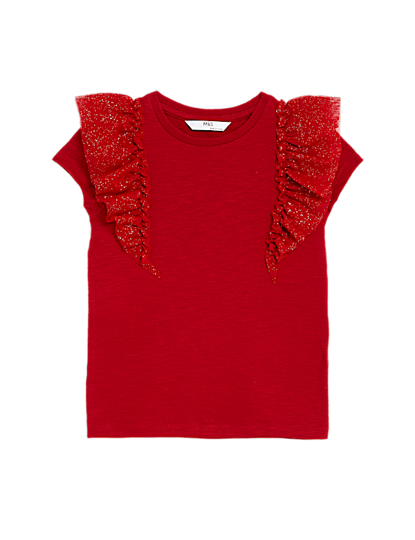 Pure Cotton Glitter T-Shirt