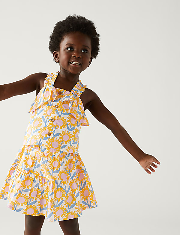 Pure Cotton Sunflower Top