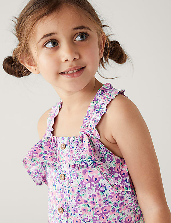 Pure Cotton Floral Top