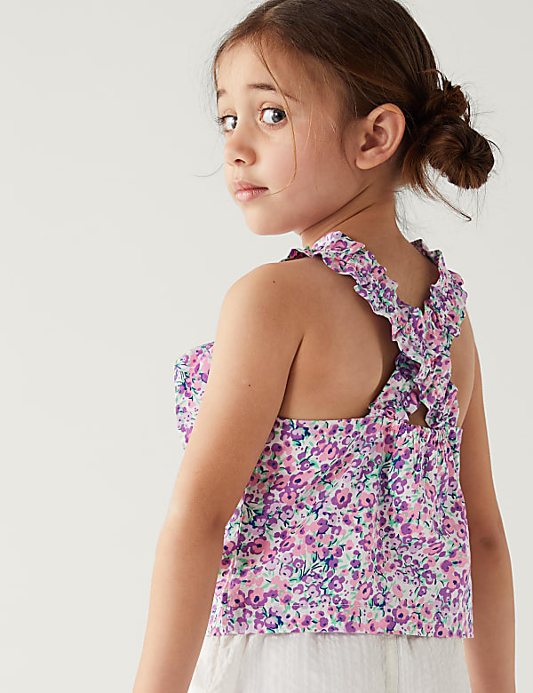 Pure Cotton Floral Top