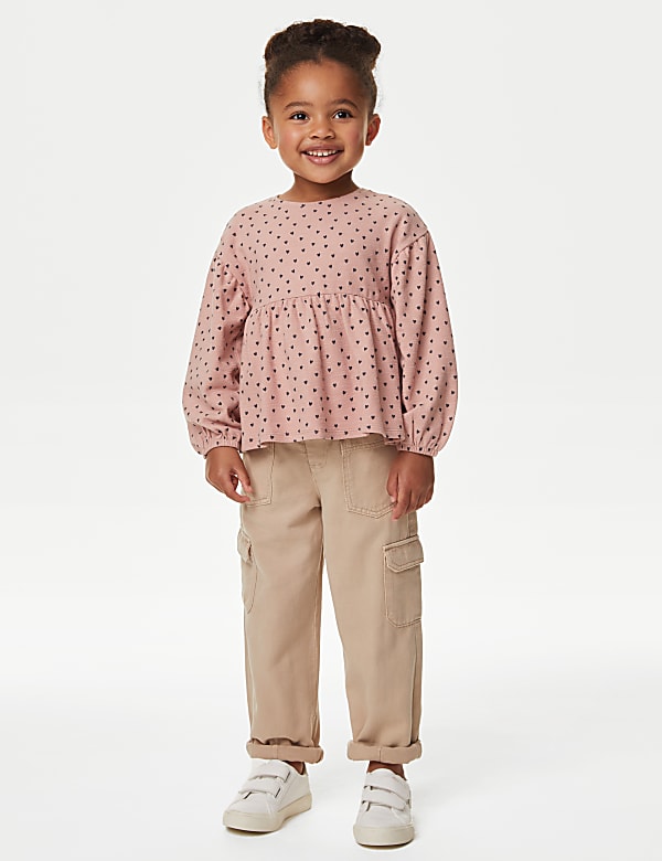 Pure Cotton Heart Top (2-8 Yrs)