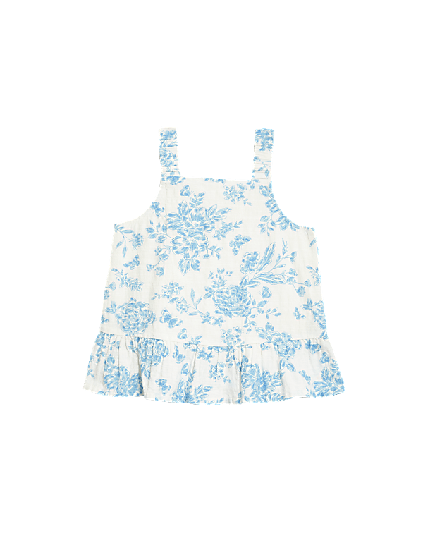 Cotton Rich Floral Top (2-8 Yrs)