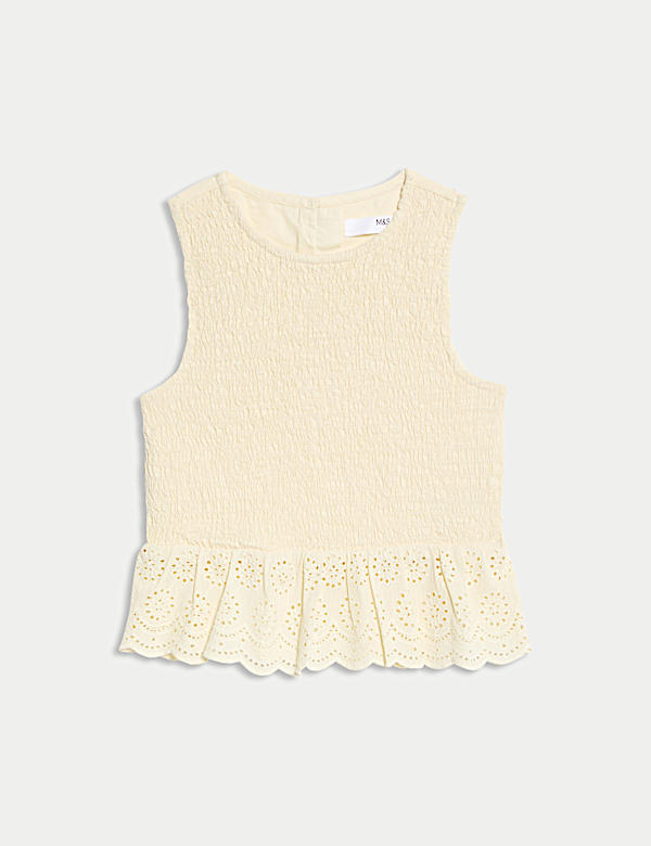 Μπλούζα με σούρες από 100% βαμβάκι (2-10 ετών) - GR