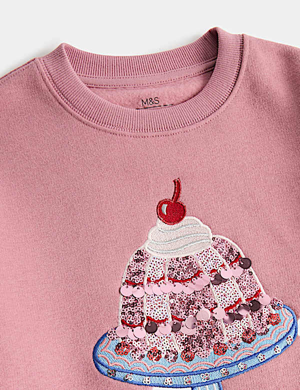 Cotton Rich Jelly Sweatshirt (2-8 Yrs)